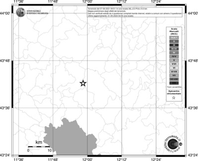 Mappa MCS riferita ai limiti comunali